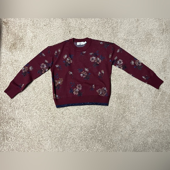 Coach 1941 Floral Print Wool Blend Jacquard sweater. Size XS. NWOT $295. - Picture 3 of 3